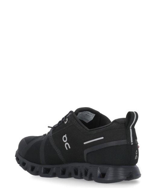 On Shoes Black Cloud 5 Lace-Up Sneakers