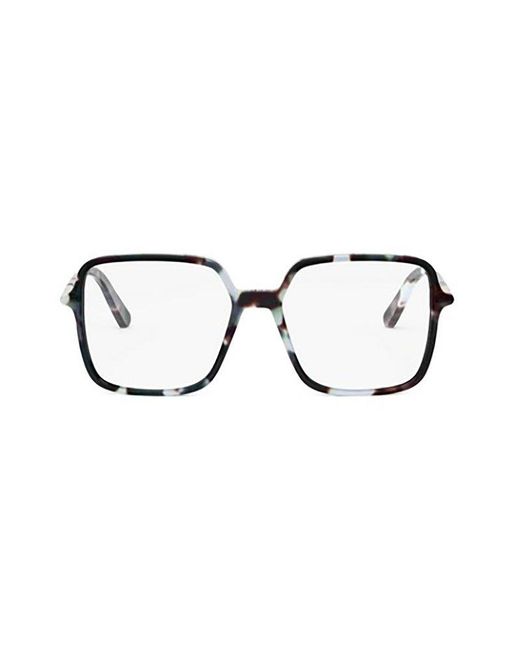 Dior Multicolor Square Frame Glasses
