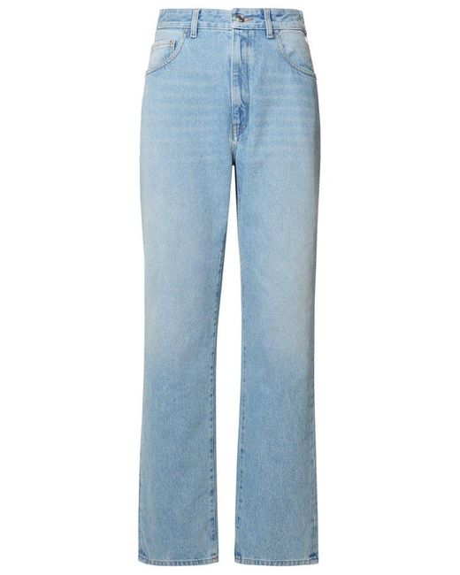 Gcds Blue Light Cotton Jeans