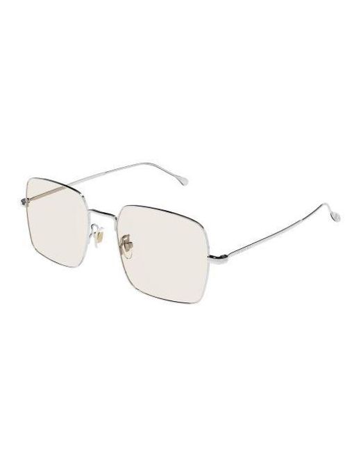 Gucci Metallic Square Frame Sunglasses for men