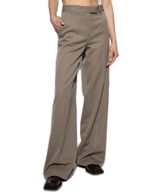 The Attico Gray Wool Trousers