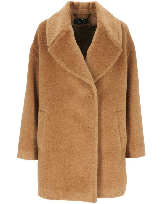 Heresis Brown Oversized Wrap Coat