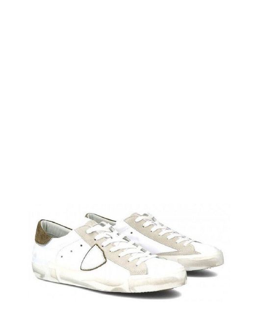 Philippe Model White Prsx Low-Top Sneakers for men