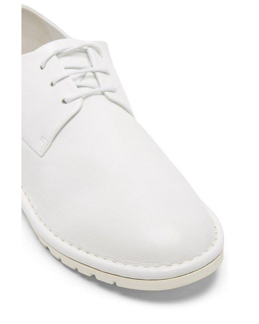 Marsèll White Sancrispa Derby Shoes for men