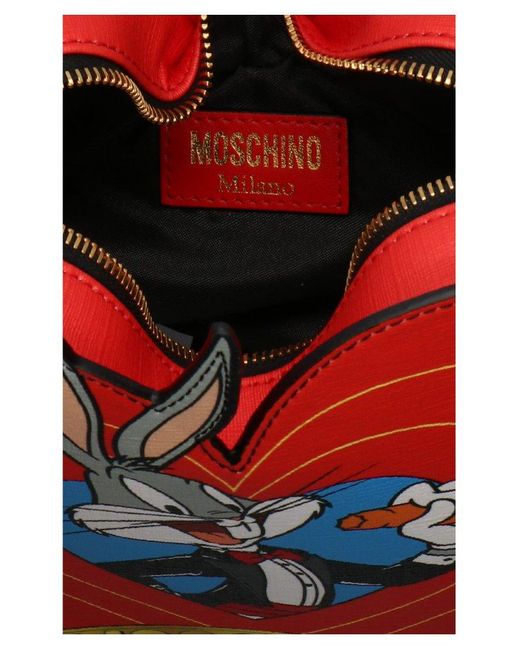 Moschino Red 'bugs Bunny' Crossbody Bag
