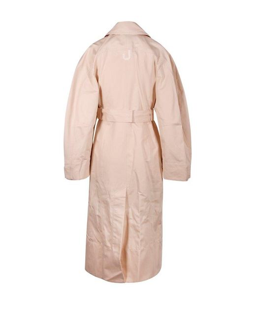 Jacquemus Pink Le Trench Bari Belted Coat