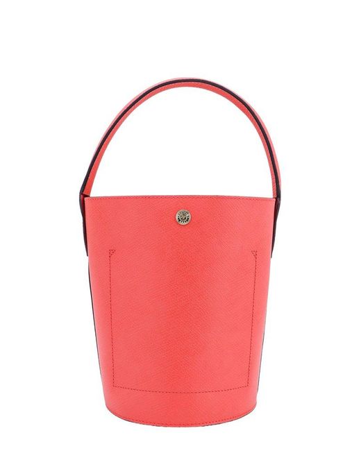 Longchamp Red Épure S Bucket Bag