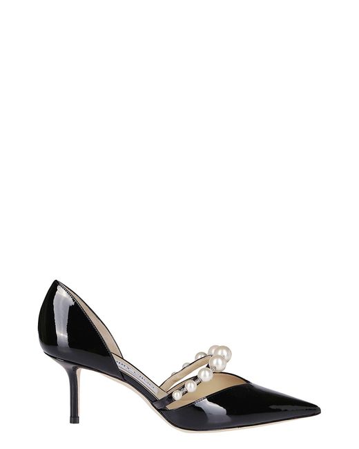 Jimmy Choo Leather Aurelie 65 Pumps in Black | Lyst