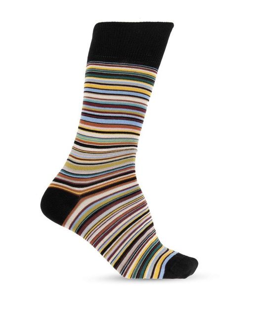 Paul Smith Multicolor Six Pack Of Socks for men