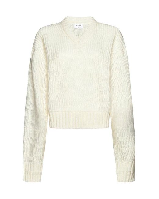 Filippa K White Sweaters