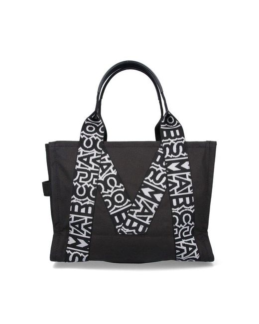 Marc Jacobs Black The M Medium Tote Bag