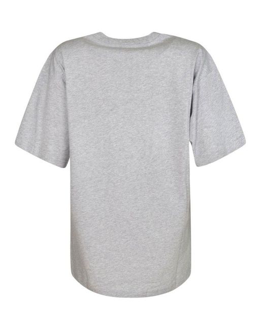 Moschino Gray Bear Oversized T-shirt