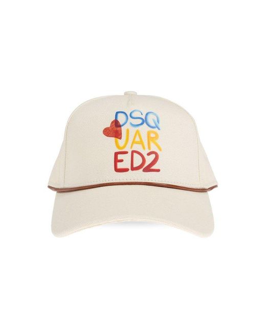 DSquared² Black Summer Lovers Baseball Cap for men
