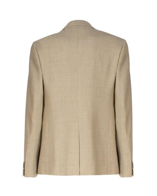 Burberry Natural Wool Tailored Jacket for men