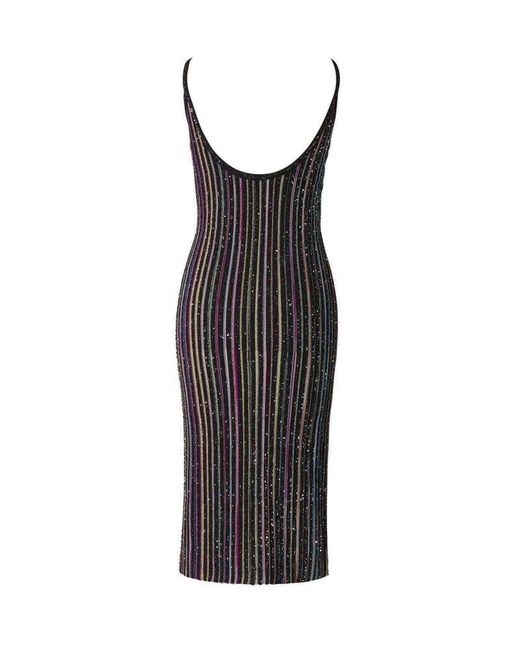 Missoni Black Glitter Striped Dress