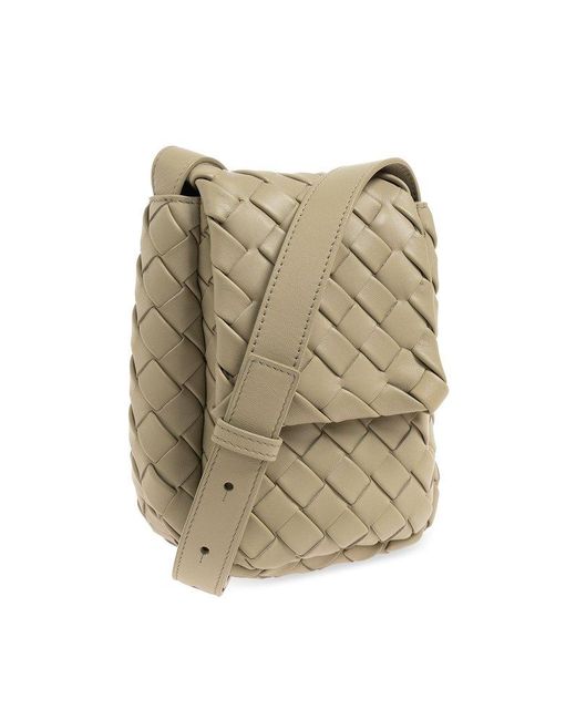 Bottega Veneta Natural 'vertical Cobble Mini' Shoulder Bag, for men