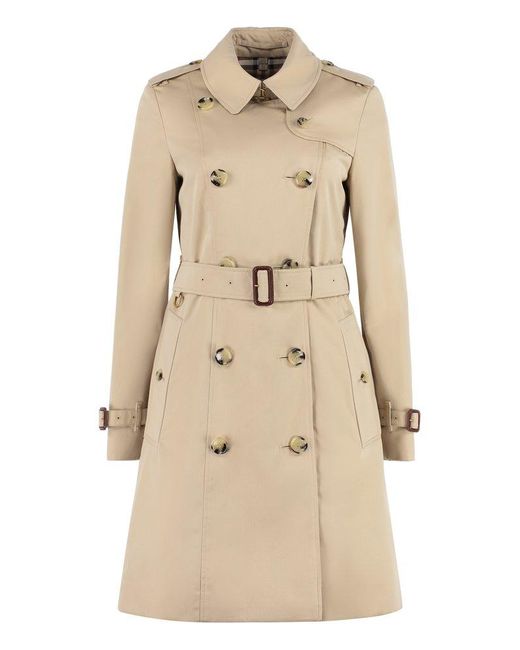 Burberry Heritage Chelsea Trench Coat in Natural | Lyst Canada