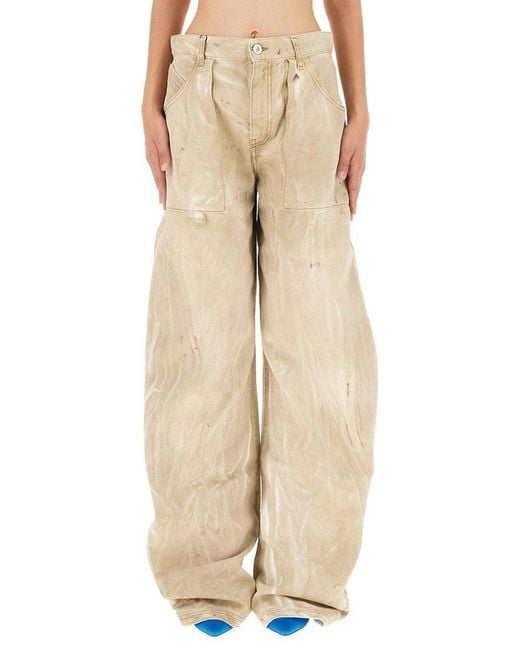 The Attico Natural Effie Long Pants