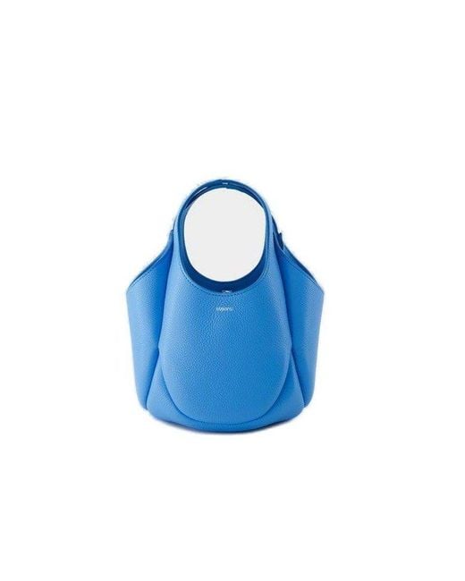 Coperni Blue Logo Printed Mini Tote Bag