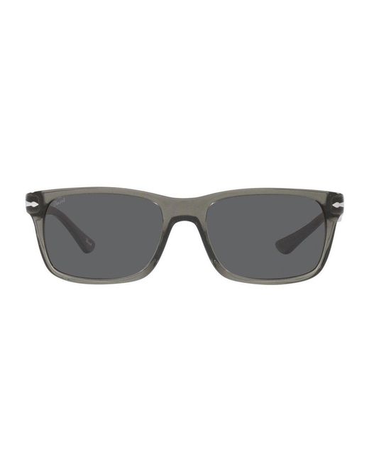 Persol Gray Rectangular Frame Sunglasses for men