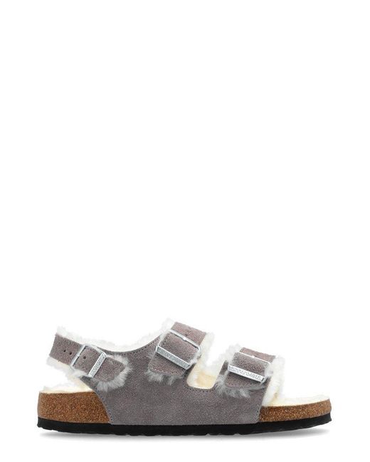 Birkenstock White Classic Cozy Sandals