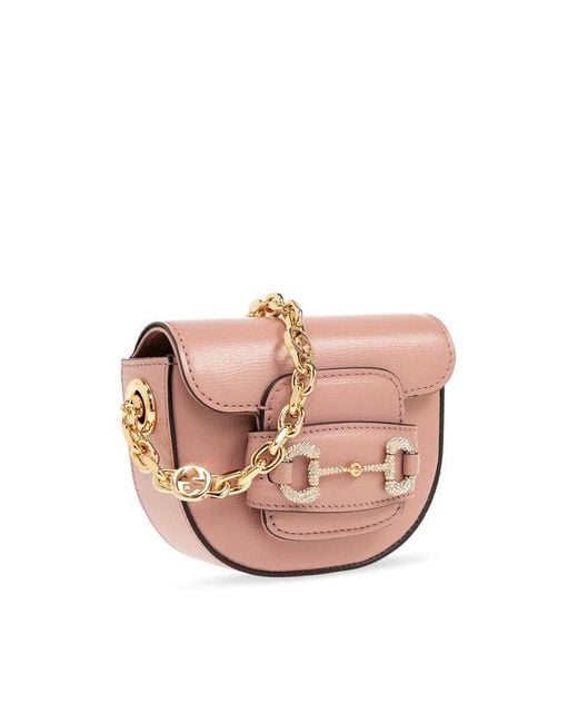 Gucci Pink 'horsebit 1955' Belt Bag,