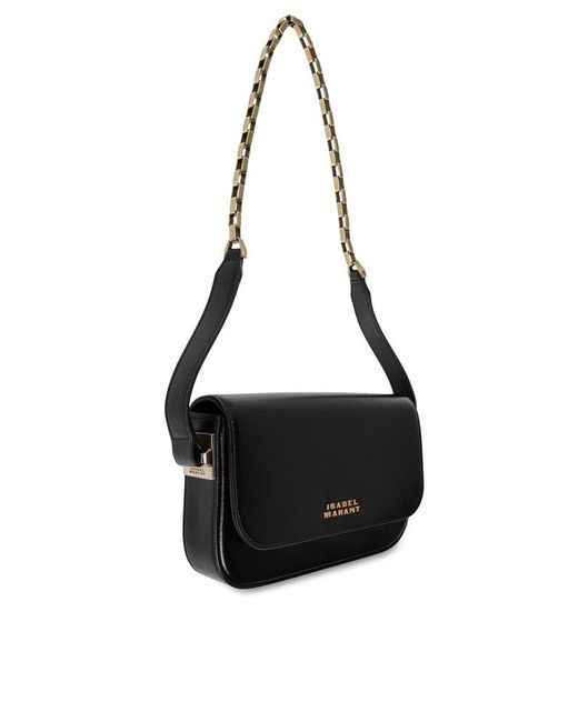 Isabel Marant Black Shoulder Bag Baguette Lizza