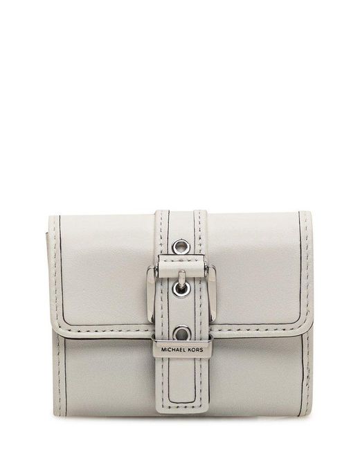 MICHAEL Michael Kors Gray Colby Small Tri-Fold Wallet