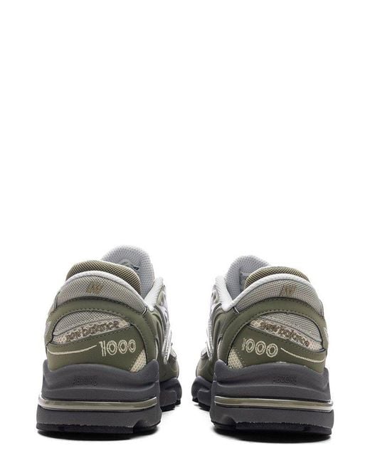 New Balance Green 1000 Lace-Up Sneakers for men