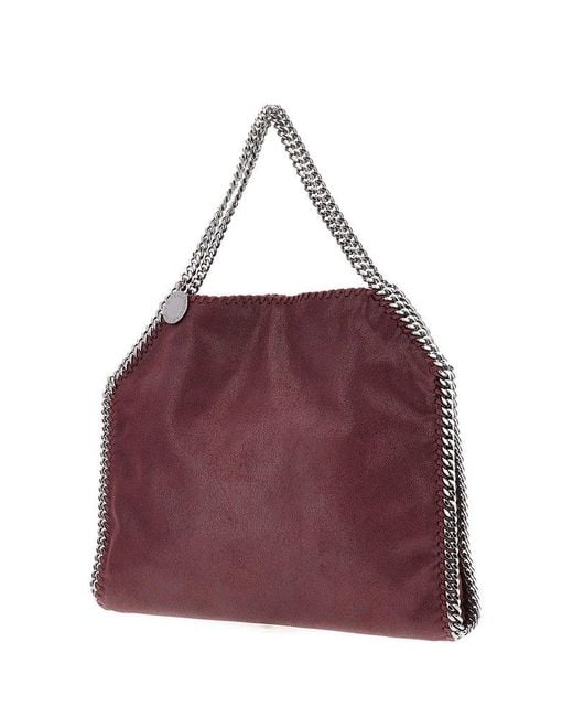 Stella McCartney Purple Falabella Chain-link Tote Bag