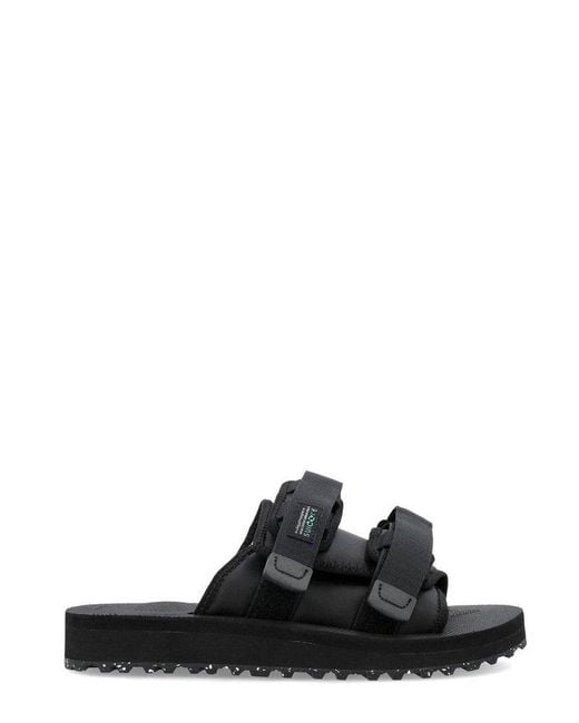 Suicoke Black Moto-cab Slip-on Sandals