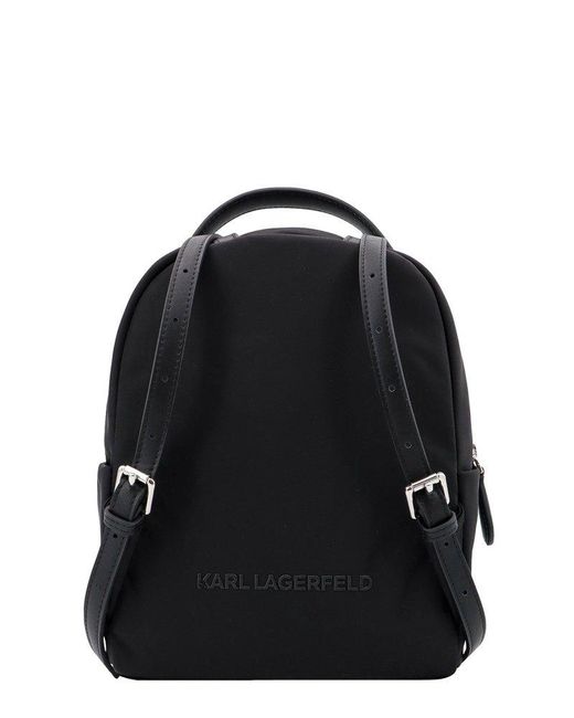 Karl Lagerfeld Black Backpack