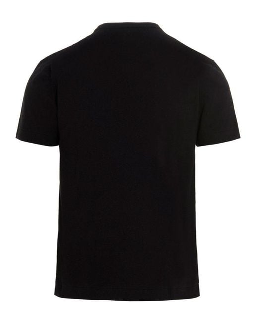 COMME DES GARÇONS PLAY Black Logo Patch T-shirt for men