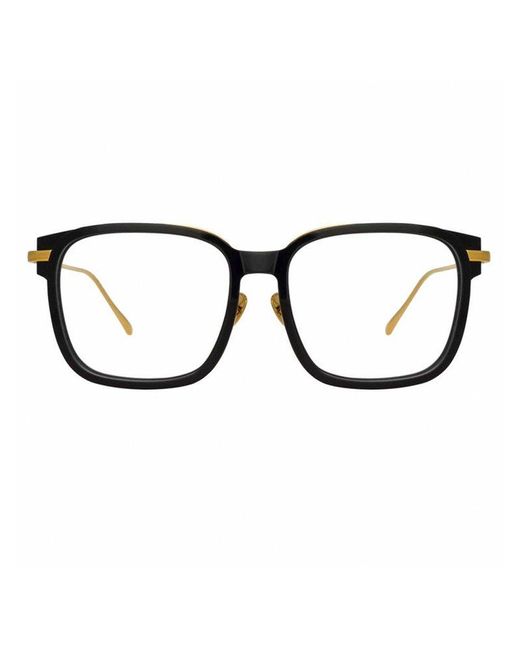 Linda Farrow Black Franklin Frame Glasses