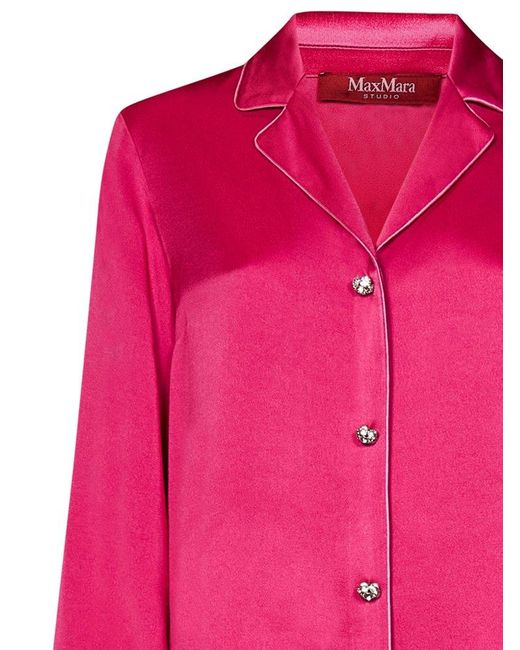 Max Mara Studio Pink Girino Shirt