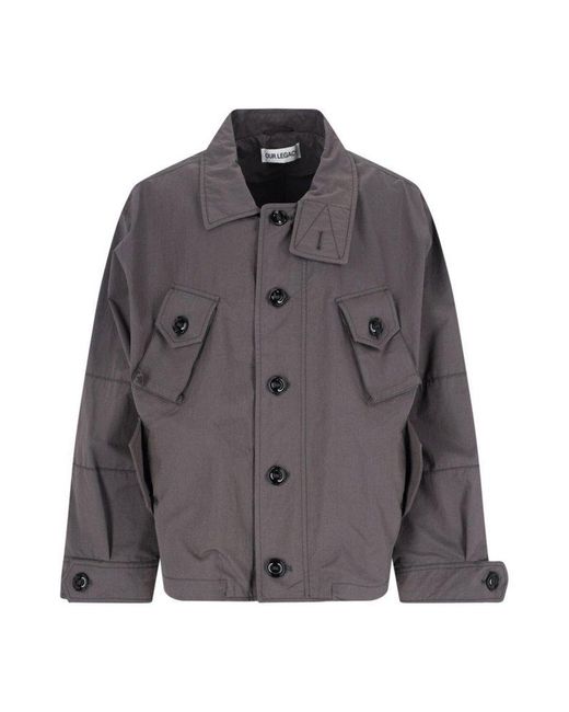Our Legacy Brown Serice Jacket for men