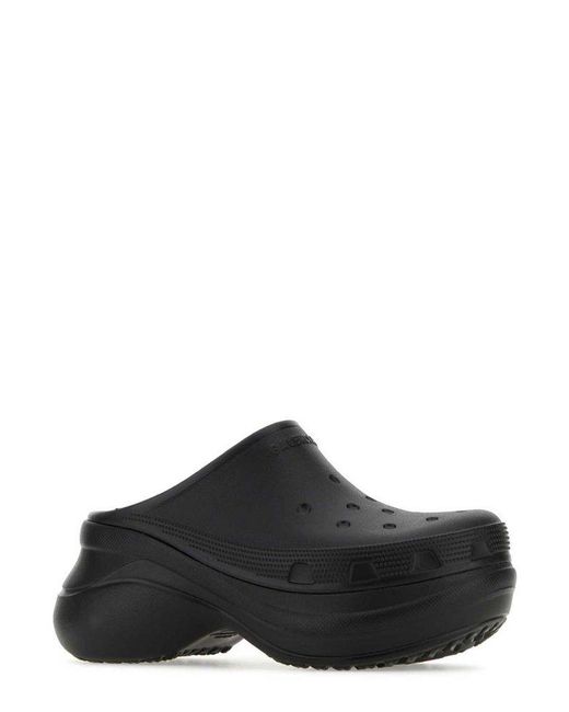 Balenciaga Black Crocs Edition Mules