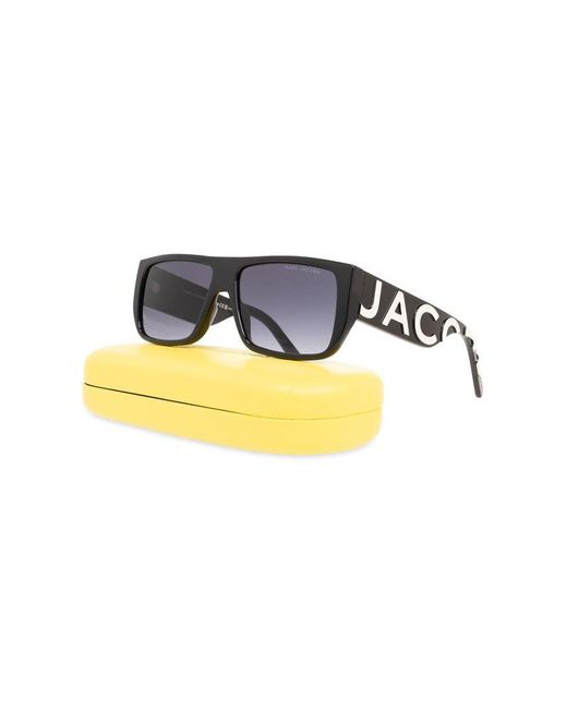 Marc Jacobs Black Square Frame Sunglasses for men