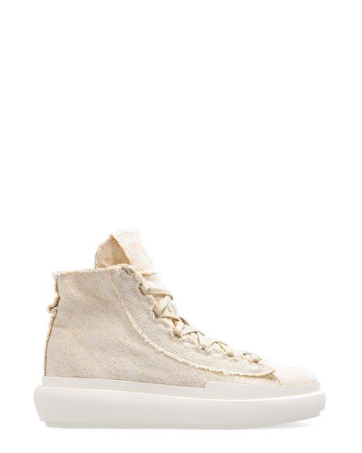 Y-3 Natural Nizza High Top Sneakers for men