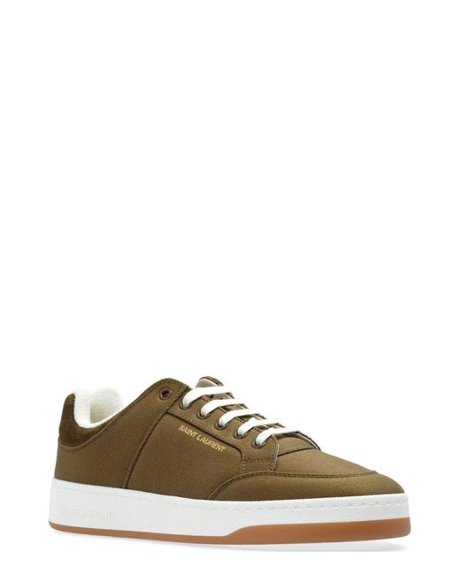 Saint Laurent Brown 'sl/61' Sneakers,
