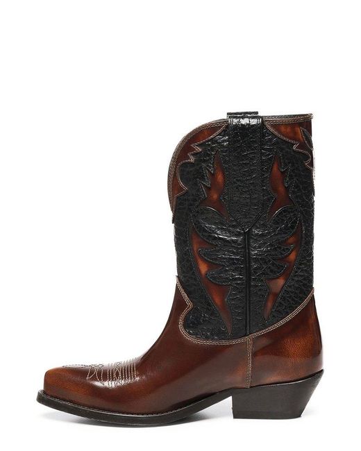 Golden Goose Deluxe Brand Brown Wish Star Boots
