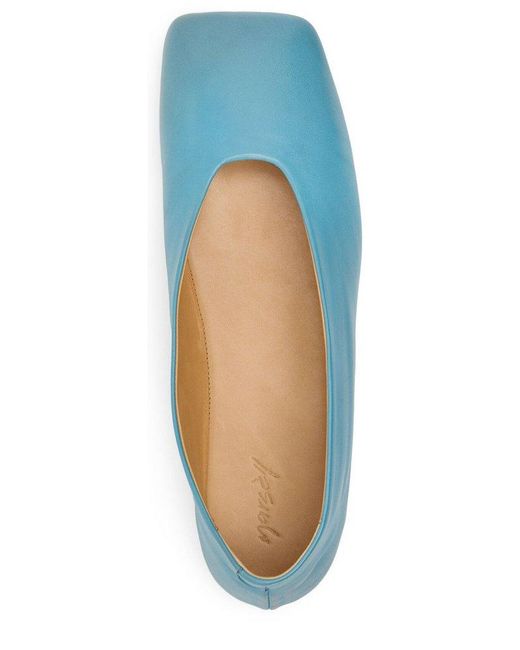 Marsèll Blue Spatolona Ballerina Flat Shoes