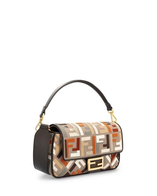 Fendi Multicolor 'baguette Medium' Shoulder Bag