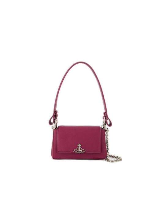 Vivienne Westwood Hazel Small Handbag - - Leather - Purple