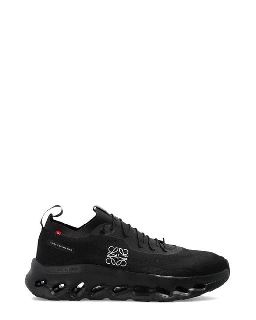 Loewe Black X On Cloudtilt Recycled-polyester Low-top Trainers