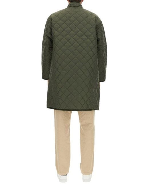 Lavenham Green Mickfield Quilted Coat for men
