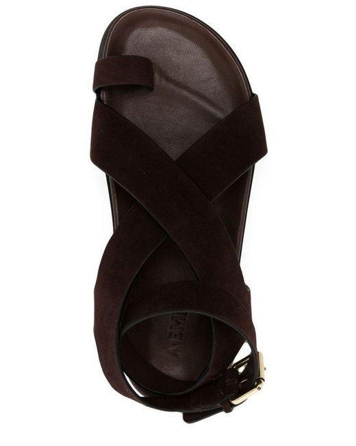 A.Emery Brown Jalen Crossover Detail Sandals