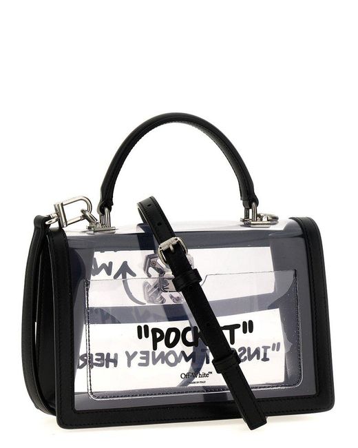 Off-White c/o Virgil Abloh Black Jitney 1.4 Handbag