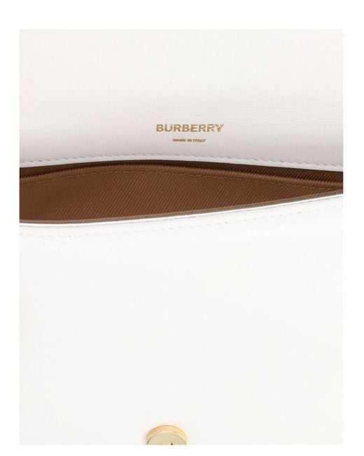 Burberry White Small Lola Bag