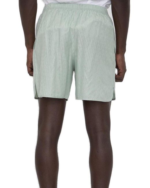 Dior Gray All-over Patterned Shorts for men